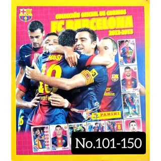 สติ๊กเกอร์ทีมบาร์เซโลนา Panini sticker FC Barcelona 2012-13 No.101-150