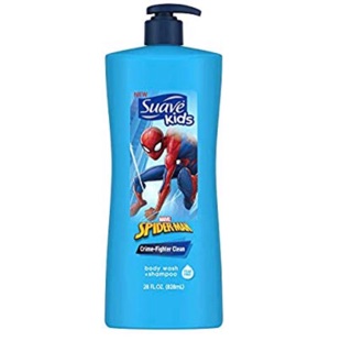 Suave Kids, Spiderman Crime-Fighter Clean, Body Wash &amp; Shampoo, 28 fl. Oz