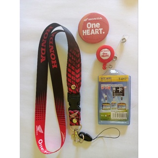 ใหม่ สายคล้องคอ พิมพ์ลาย สําหรับ HONDA ONE HEART ID CARD