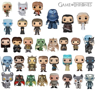 Funko Pop!  โมเดลฟิกเกอร์ Game of Thrones-GOT -Tyrion Dragon White Walker Ghost Arya Stark Samwell Tarly Petyr Baelish Ramsay Bolton Viserion Rhaegal ของเล่นสะสม สําหรับเด็ก
