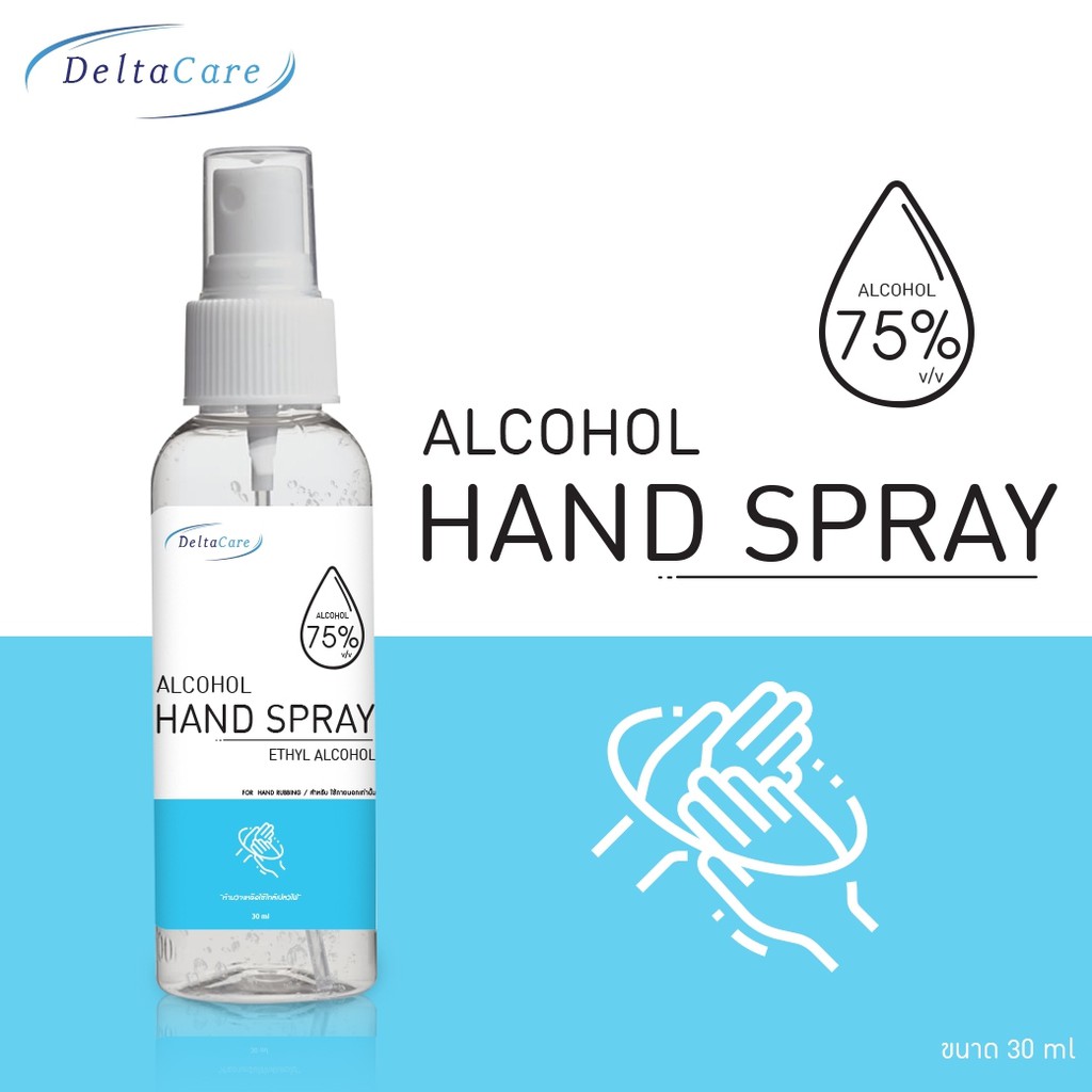 ALCOHOL HAND SPRAY (แอลกอฮอล์-น้ำ-ขวดสเปรย์ 53 ml ) | Shopee Thailand