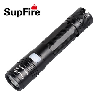 Supfire ไฟฉาย Mini LED  Defense A5 ชาร์จ USB (สีดำ)