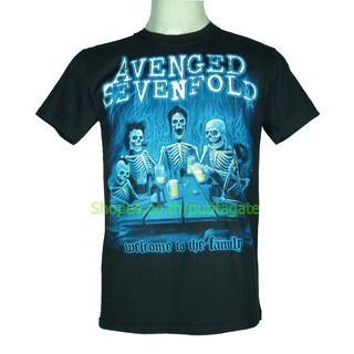 เสื้อวง Avenged Sevenfold เสื้อไซส์ยุโรป อะเว็นจด์เซเวนโฟลด์ A7X PTA1345 เสื้อยืดแฟชั่นวงดนตรี