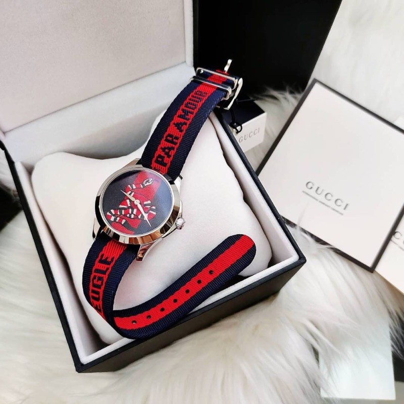 ผ่อน0% Gucci Unisex Le Marche des Merveilles Watch YA126493 | Shopee  Thailand