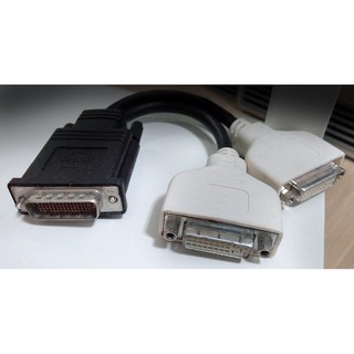 DMS 59 Pin to Dual DVi สายแปลง Adapter converter