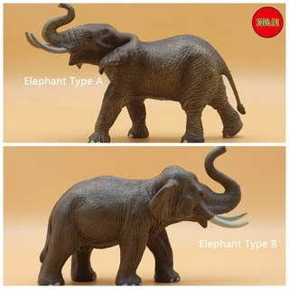 โมเดลตุ๊กตาสัตว์ป่า สิงโตแอฟริกัน เสือดํา โคอาล่า กวาง ซิกามูส ช้าง Urangang ของสะสม ของเล่นเด็ก