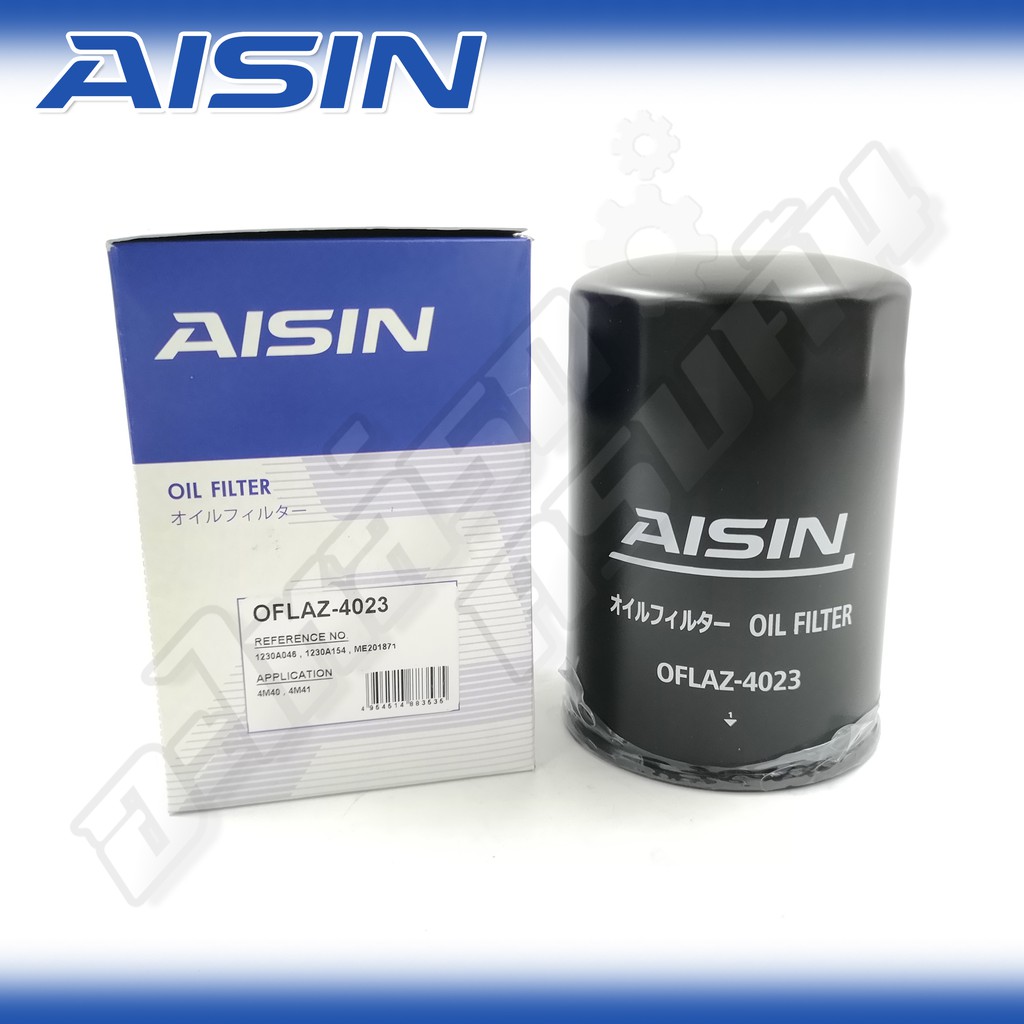 กรองน้ำมันเครื่อง AISIN สำหรับ MITSUBISHI STRADA 2.8L, TRITON 3.2L (OFLAZ-4023)