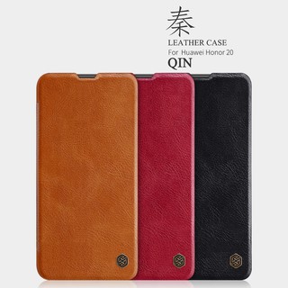 Nillkin เคสมือถือ  รุ่น Qin leather case (ของแท้100%) สำหรับ Huawei Novo 5T / Honor 20