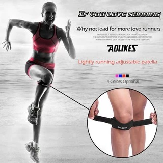 (1ชิ้น) AOLIKES สายรัดเข่า ใส่วิ่ง ออกกำลังกาย ป้องกันอาการปวดหัวเข่า ผ้ารัดเข่า บรรเทาอาการปวดเข่า ที่รัดพยุงหัวเข่า