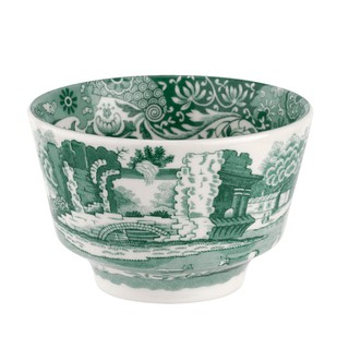 Spode Green Italian Sugar Bowl ถ้วย 11.5 cm