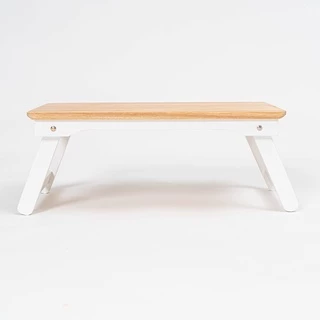 THEWOOD 'S TALE โต๊ะพับ วางคอมพิวเตอร์ ใช้ทำงาน LAPTOP TABLE ไม้แท้ ใช้วางแล็ปท๊อป ทำงานบนเตียง/พื้น