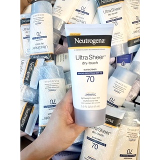 Neutrogena Ultra Sheer Dry-Touch Sunscreen Lotion with Broad Spectrum SPF 70 FL OZ (147ml) กันแดด:)