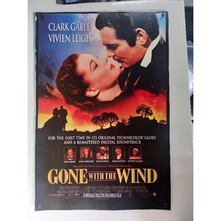 โปสเตอร์หนัง GONE WITH THE WIND vintage poster