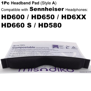 Misodiko แผ่นคาดศีรษะ แบบเปลี่ยน สําหรับหูฟัง Sennheiser HD600 HD650 HD660 S HD6XX HD580