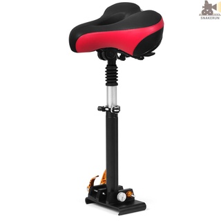 Snakerun Foldable Height Adjustable Saddle Set for Xiaomi Electric Scooter Pro Chair M365 Scooter Electric Scooter Retractable Seat with Bumper