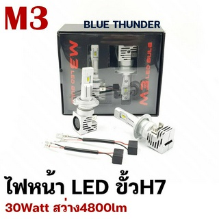 ไฟหน้า LED รถยนต์ รุ่นM3 ขั้ว H7 / (จำนวน 2ดวง)