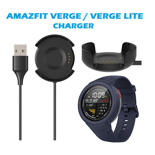 สายชาร์จ Amazfit Verge และ Amazfit Verge Lite สายออกข้าง ถอด-ใส่ ง่าย ไม่แน่นเหมือนสายเดิม