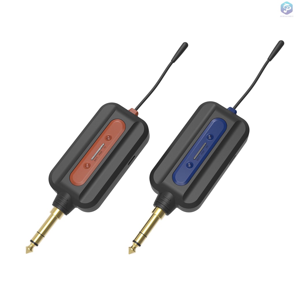 DOUBLE W2 UHF Audio Wireless System Wireless Rechargeable Guitar Transmitter Receiver for