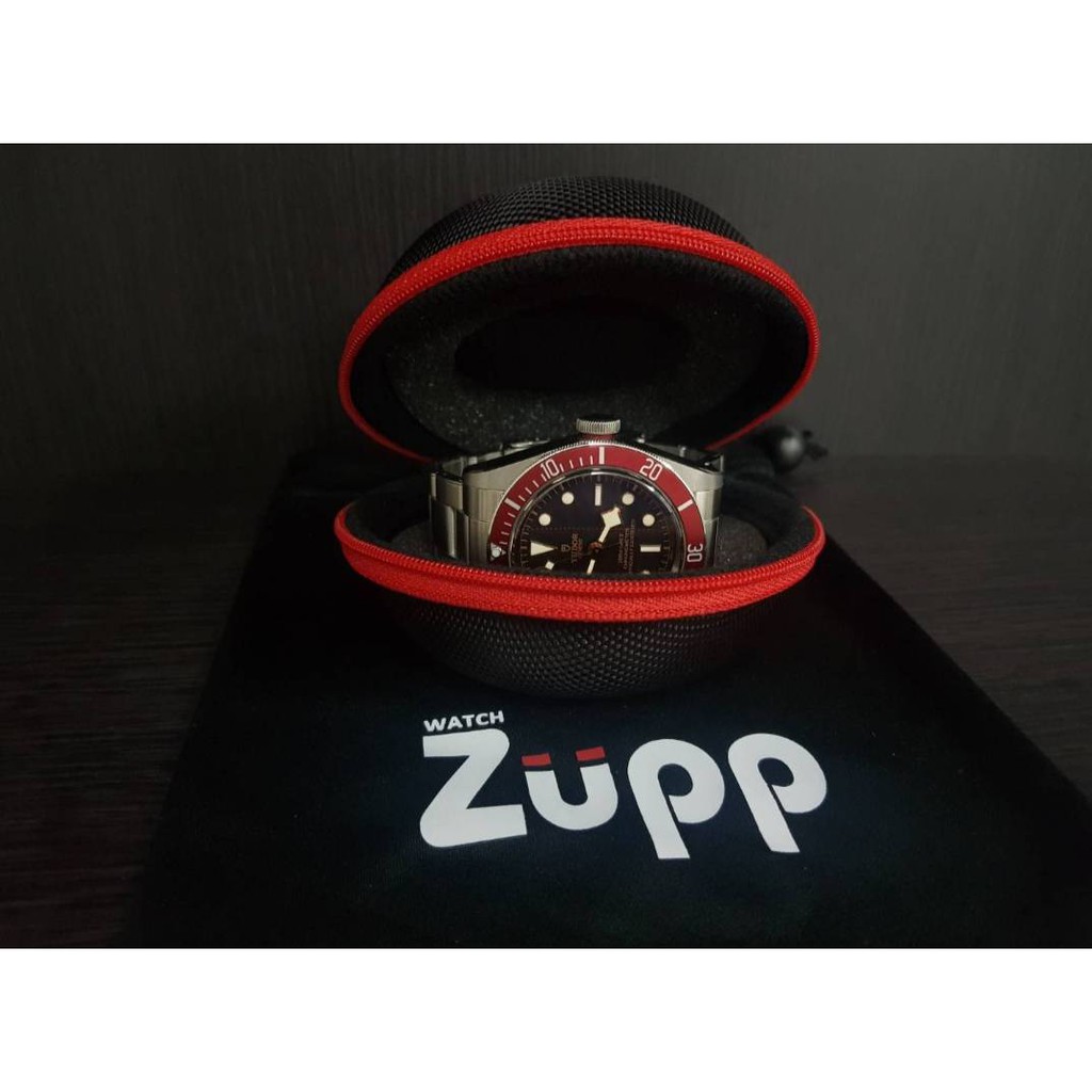 WatchZupp(วอช-ซัปป์)กล่องนาฬิกาพกพา จำนวน1ชุด *เลือกสีซิป: ซิปดำ / ซิปแดง / ซิปน้ำเงิน