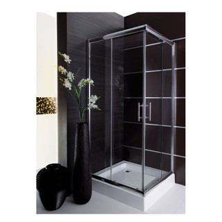 Shower screen SHOWER ENCLOSURE BATHROOM DESIGN BD-SQU001GWH 90X90CM Shower screen toilet ฉากกั้นอาบน้ำ ฉากกั้นอาบน้ำ BAT