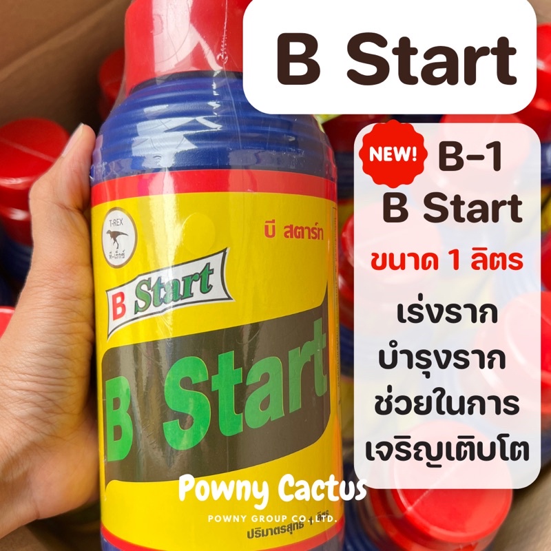 น้ำยาเร่งราก B-start ขวด 1 ลิตร บำรุงเร่ง น้ำยาเร่งราก เร่งการแตกราก ปริมาณ 1 ลิตร บี1 b1