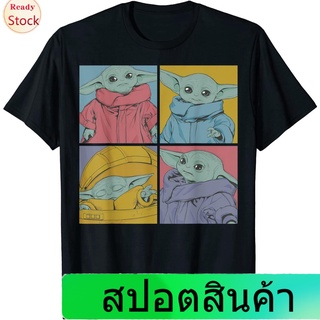 เสื้อยืดยอดนิยม Star Wars The Mandalorian The Child Pop Art Box Up T-Shirt Popular T-shirts