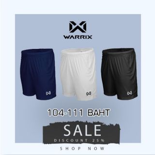 SALE Size S กางเกงฟุตบอล  Warrix  สีดำ สีกรม สีขาว  ของแท้
