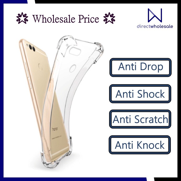 IPhone 8 Plus iPhone 8 Anti Drop Anti Shock TPU Back Case แบบใสบาง