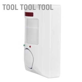 Tool 105dB Wireless Alarm System Infrared Motion Sensor Detector Wall Alert Home Security