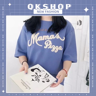 QKshop 🍧🛒เสื้อยืดคอกลมสกรีนลายอักษรภาษาอังกฤษ ยั่วๆบดๆเลยนะจ๊ะพี่จ๋าใส่สบายมาก งานดีสุดๆ  คุ้มจริงไม่ติงนังเด้อจ้า🦩