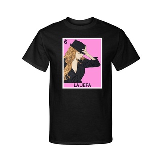 เสื้อยืด พิมพ์ลาย La Jefa Jenni Rivera Loteria Mexican แฟชั่นสําหรับครอบครัว