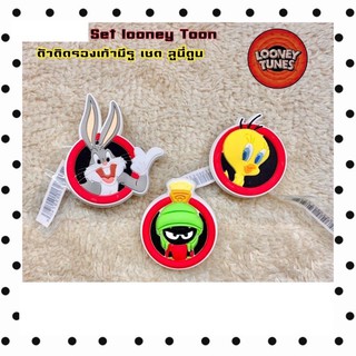 JBS👠🌈Shoe Charms - looney tunes “🌈👠🍭ตัวติดรองเท้ามีรู -  ลูนี่ ตูนส์ - งานshop สวยเนี้ยบ