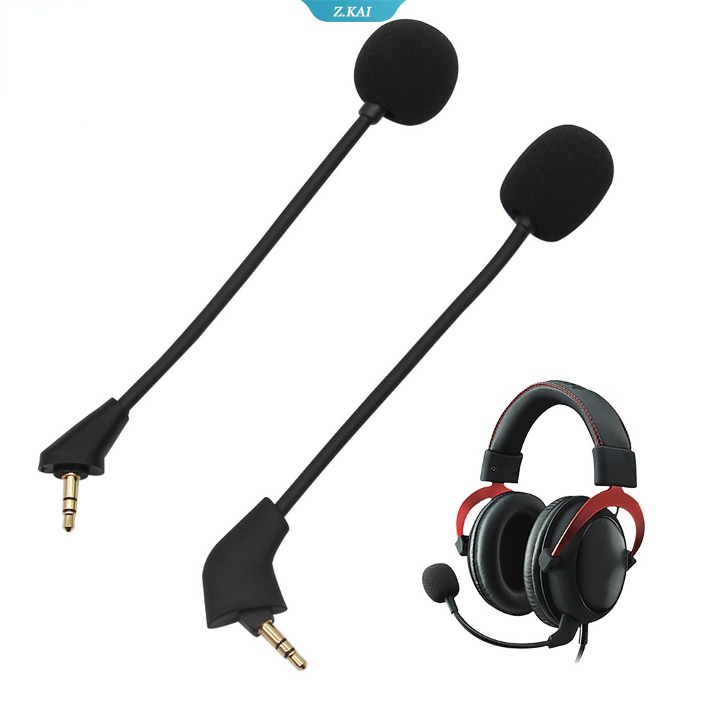 ไมโครโฟนเกมมิ่ง 3.5 มม. แบบเปลี่ยน สําหรับหูฟัง Kingston HyperX Cloud 2 II X Core Pro Silver Cloudx 