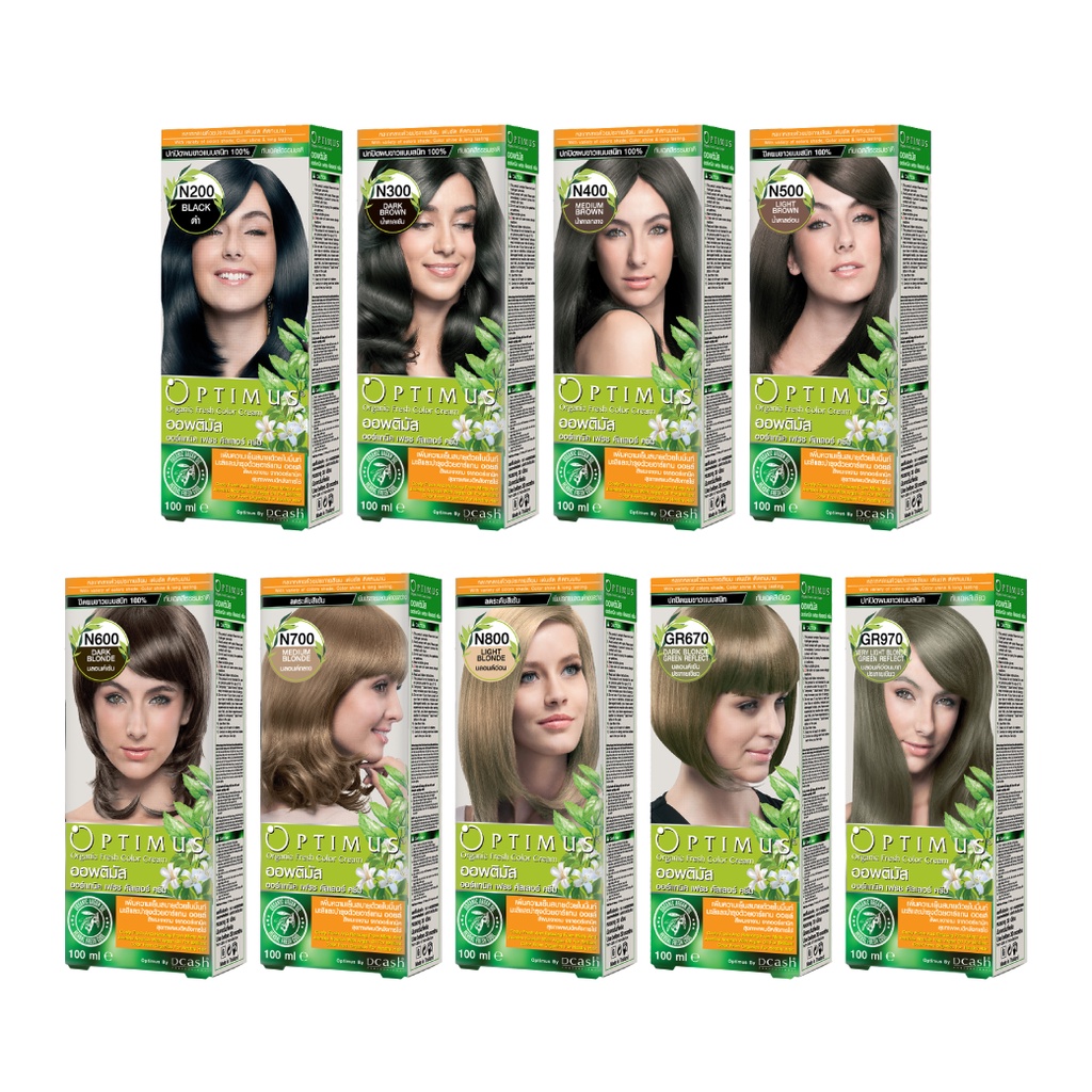 [โทนสีธรรมชาติ] ดีแคช ออพติมัส คัลเลอร์ ครีม 100 ml. [ครีมเปลี่ยนสีผม]