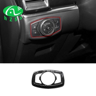 Carbon Fiber Headlight Switch Trim for Ford Ranger/Everest 2015-2021