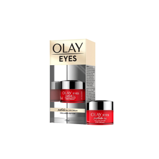 [ใหม่] OLAY โอเลย์ Regenerist Collagen-Peptide24 อายครีม ลดริ้วรอยรอบดวงตา 15 ml | Eyecream 15ml