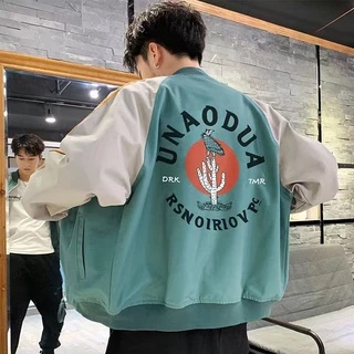 เสื้อแจ็คเก็ตทรงหลวมอินเทรนด์ล่าสุด No.001 มีให้เลือก 2 สี