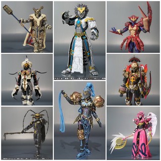 [ของแท้] Bandai Figuarts Masked Rider Fourze: รวมเหล่า Zodiarts (8 ตัว)