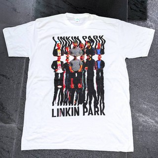 เสื้อยืดคอกลมcrew neckเสื้อวง Linkinpark ลิขสิทธิ์แท้S-4XL