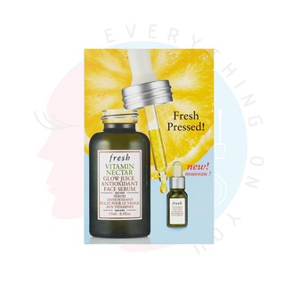 [พร้อมส่ง] *ขนาดทดลอง* FRESH Vitamin Nectar Glow Juice Antioxidant Face Serum 1.5ml