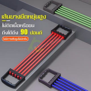 ยางยืดออกกำลังกาย สายออกกำลังกาย Elastic Resistance Band ยางยืด สายแรงต้าน อุปกรณ์กีฬา ฟิตเนส โยคะ สายยางยืด สายแรงต้าน