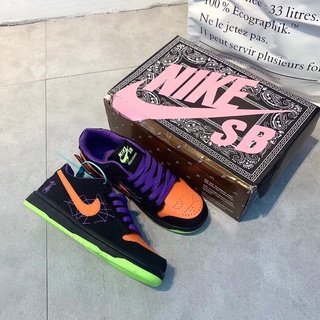 SB Dunk Low Halloween Limited Spider-Man, ผู้ชาย, รองเท้าผ้าใบผู้หญิง, Pretty Shoebox