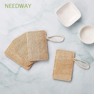 Needway ฟองน้ําใยบวบธรรมชาติสําหรับล้างจานห้องครัวห้องน้ํา