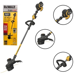 DEWALT เครื่องเล็มหญ้าไร้สาย(15นิ้ว) 60V รุ่น DCST970B (มอเตอร์BRUSHLESS) (ตัวเปล่าไม่รวมแบตฯ) รับประกัน 3 ปี