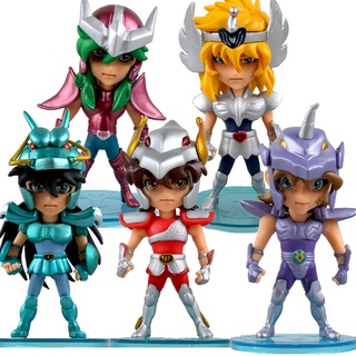 ตุ๊กตาฟิกเกอร์ PVC Saint Seiya Os Cavaleiros do Zodíaco Myth Ikki Shiryu Shun Hyoga สําหรับเก็บสะสม