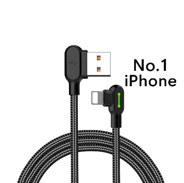 สายชาร์จไอโฟน Type C Micro-USB Mcdodo ของแท้สำหรับเล่นเกมส์ ยาว 1.2 เมตร ROV PUBG ROS #8