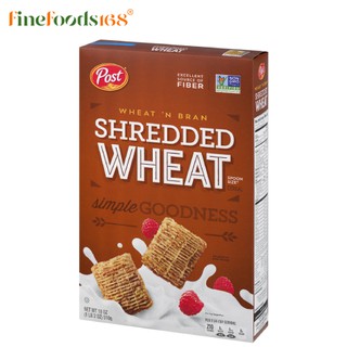 โพสท์ เชรดเดด วีท แอนด์ บราน  510 กรัม Post Cerral Shredded Wheat Wheatn Bran 510 g.