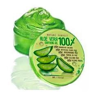 เจลว่าน Aloe vera อโรวร่า สมูทติ้ง 100% กระปุกเล็ก 50 กรัม