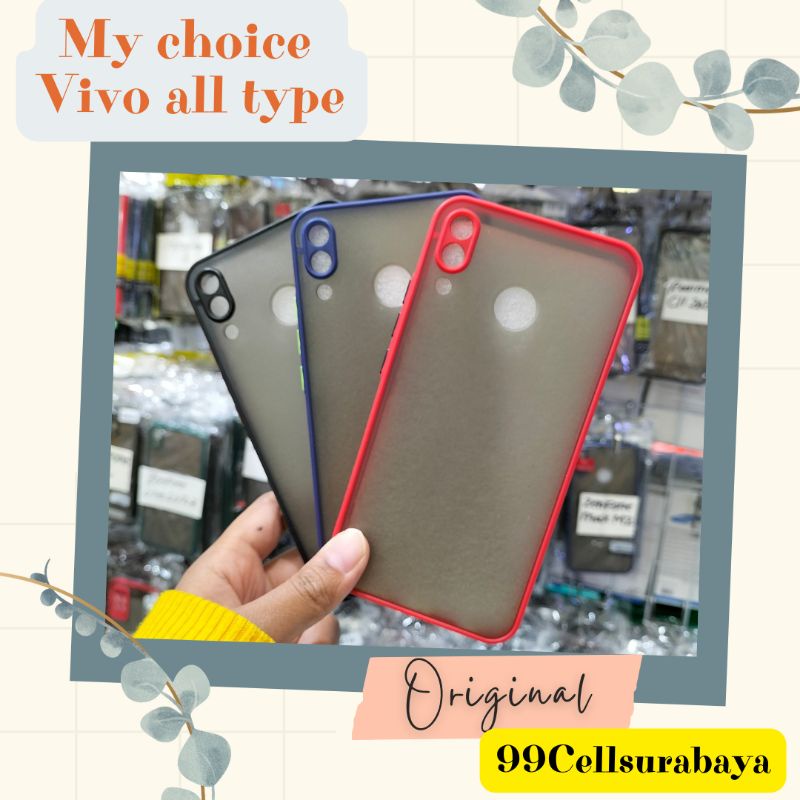 Silicon My choice Case Aero Vivo V25 | Y12S | Y16 ฯลฯ