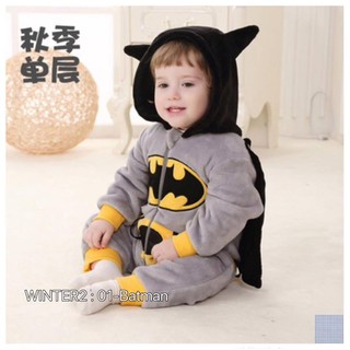 พร้อมส่ง!!  ชุดแฟนซีเด็ก ชุดแบทแมน (Batman) Baby Fancy By tritonshop